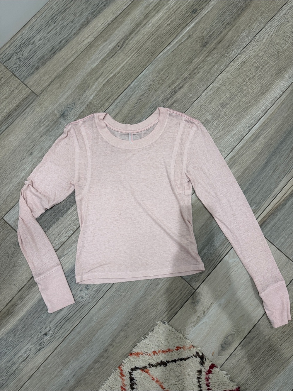 FP Movement by Free People Dusty Pink Long Sleeve Top